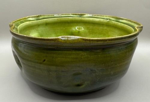 Antique bretby green glazed - green,