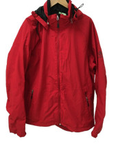 HENRI LLOYD Marine Technology Men's 2XL Red/Black Fleece Lined Jacket Pre-loved