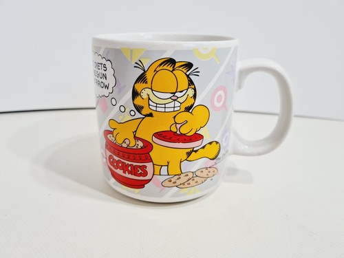 Vintage garfield mug 9cm - garfield,