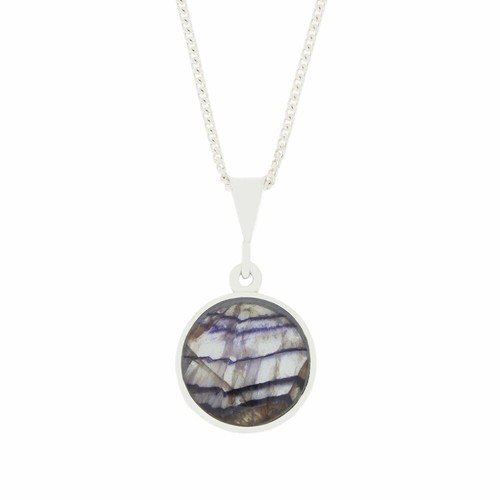Derbyshire blue john pendant - pendant, &