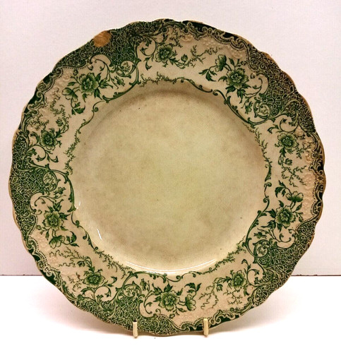 Antique crown pottery longton - antique,