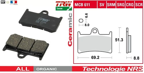 Set front brake - 2, trw