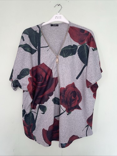 Women rose pattern batwing - women’s,