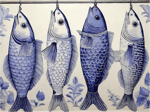 Tile mural still - still, hanging