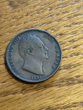1831 William 4th Half Penny