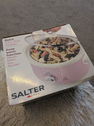 Salter retro slow cooker - slow,