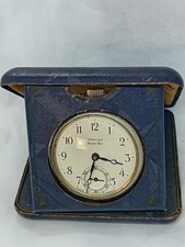 Vintage Westclox Pocket Ben, With Travel Case, Nice Working Condition.