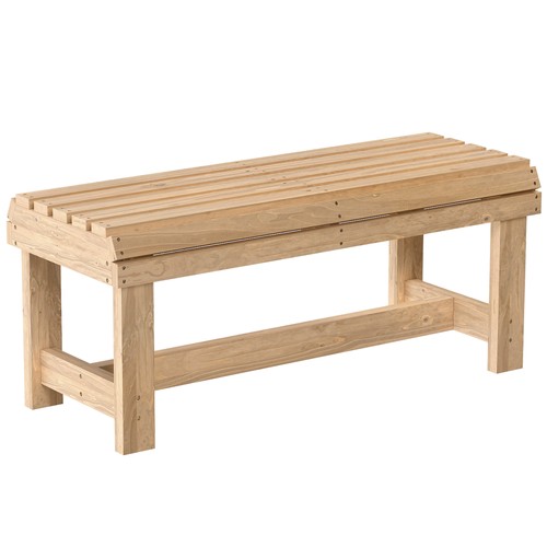 Outsunny wooden garden bench - outsunny,