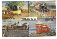 Vintage Mumbles Train Postcard