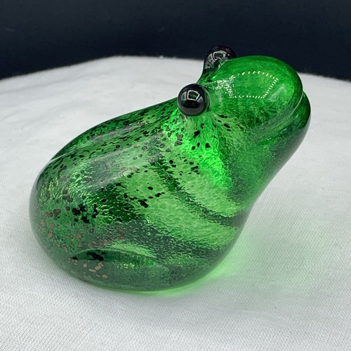 Murano art glass frog - glass,