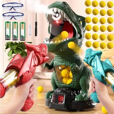 Chompshot Dinosaur, Chomp Shot Dino Blaster, Moveable Shooting Game Foam Ball