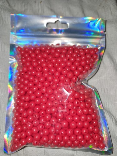 1000 6mm lumi beads - 6mm, round