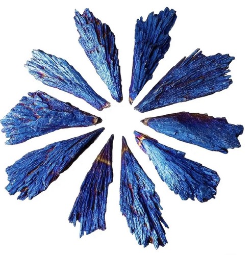 1pc blue aura kyanite - aura, crystal