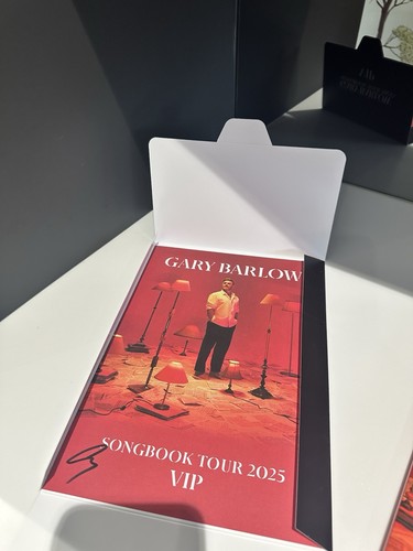 Gary barlow signed picture - barlow,