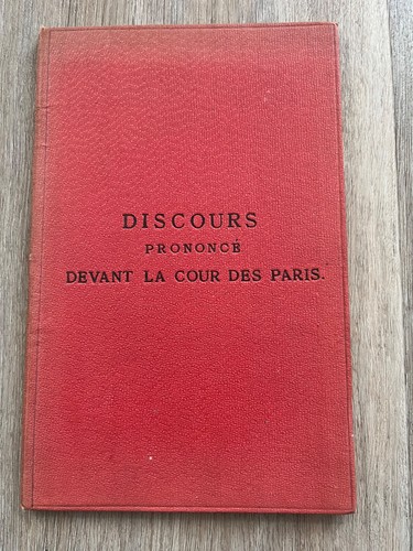 Discours monsieur le - de,