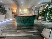 BC Designs Freestanding Verdigris & Copper Roll Top Boat Bath