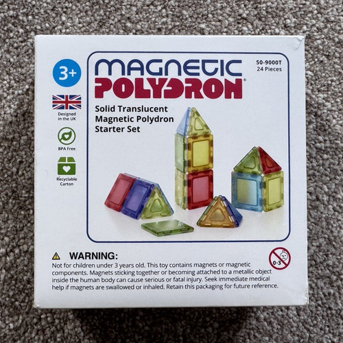 Magnetic polydron solid - magnetic,