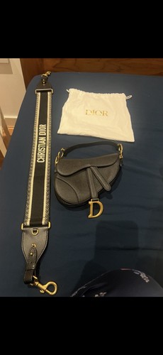 Dior mini black - mini, saddle