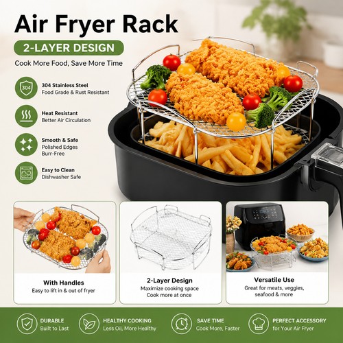 Universal stackable air fryer - universal,