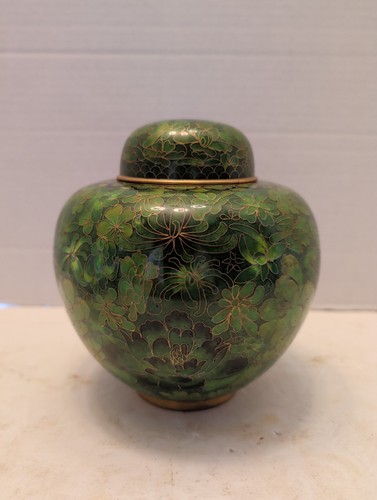 Antique cloisonne ginger jar - antique,