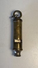 Antique ‘The Metropolitan’ Brass Police Whistle J. Hudson & Co, Birmingham
