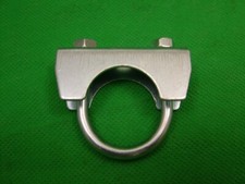 U bolt exhaust clamp 20-27mm + 2 nuts, 3/4" BSP (inside gap between legs 28mm)