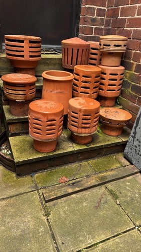 Terracotta chimney pot - terracotta,