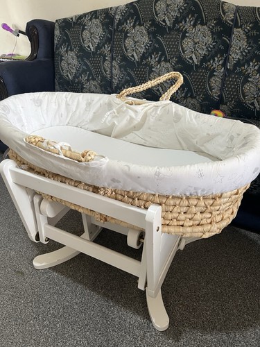 Wicker oval rocking moses - oval,