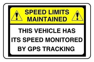 Speed limits maintained - speed, an