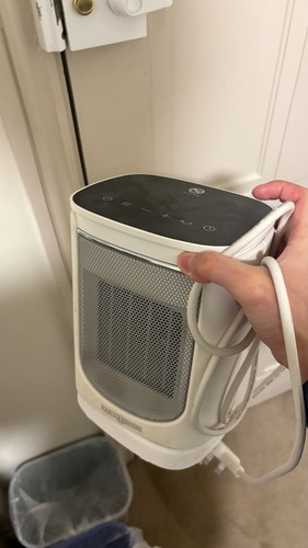 Portable desk space heater