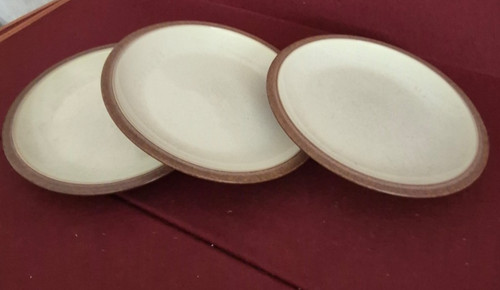 Denby cinnamon side plate 3 - side, x
