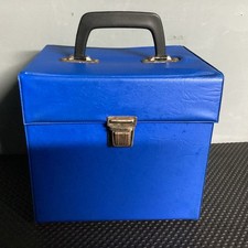 Vintage 7” Record Case Blue