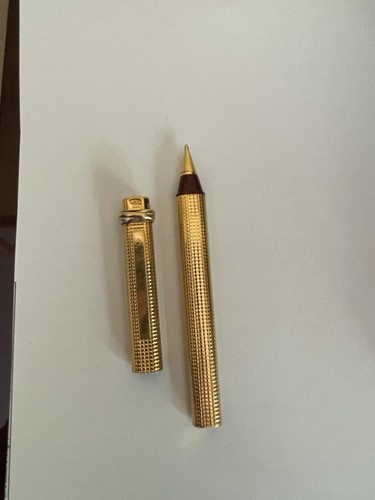 Cartier gold plated ballpoint - cartier,