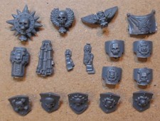 Space Marines - Terminator Assault Squad 2005 - Tilt Shiled Icon Sigils Bits 40K