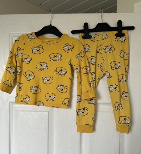 Pudsey bear yellow pyjamas 3 - bear,