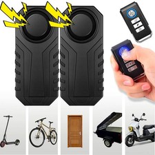 Wireless Alarm Remote Control Vibration Door Sensor Home Garage Caravan Shed NEW