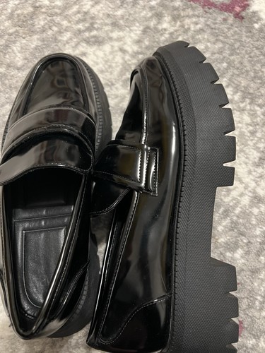 Zara black chunky - zara, lace-up