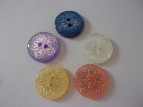 Etched flower design - etched,