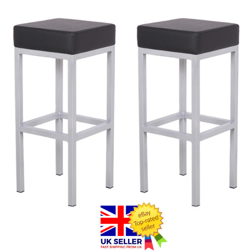 Pair black cube faux - pair, of