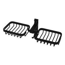  3 Pack Self Adhesive Soap Holder Vintage Basket Wall Mounted Dispenser Bathroom