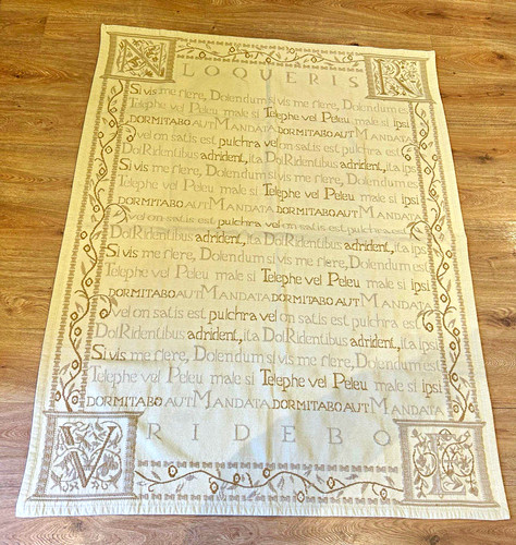 Vintage latin cream wall - cream,