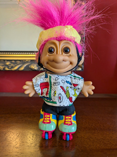 Vintage russ troll doll - doll,
