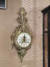 French Cartel Gilt Bronze Wall