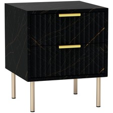 HOMCOM Bedside Table Bedside