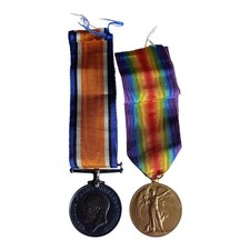 WW1 Pair of Medals - W S