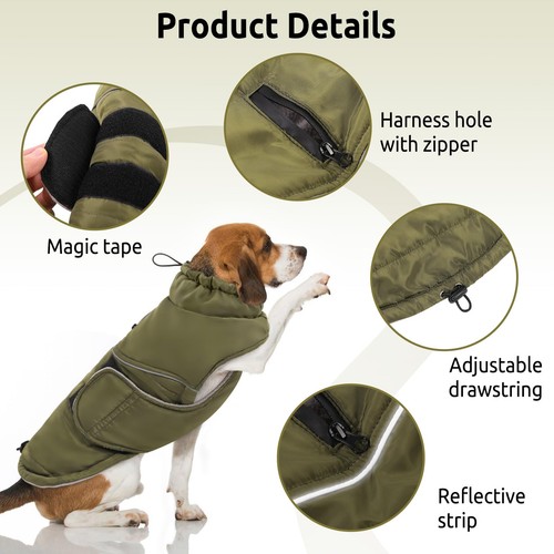 Extra large dog winter coat - dog,