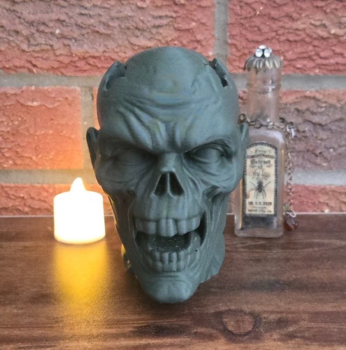 Zombie head gothic ornament - head,