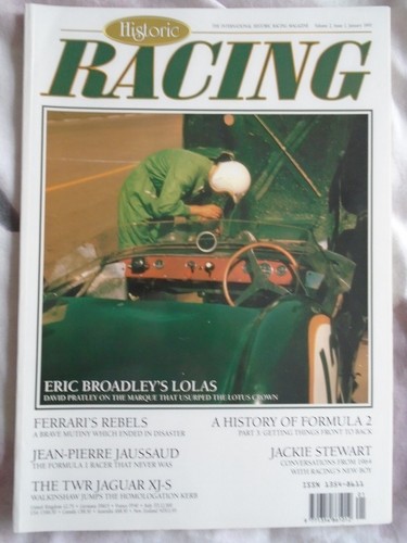 Historic racing vol 1 - vol, jan