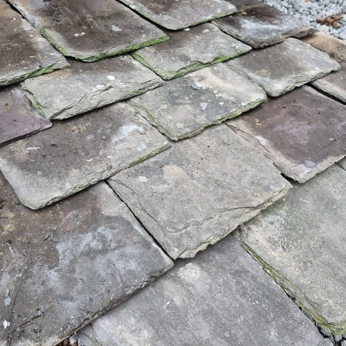 Reclaimed slate roof tiles - slate,