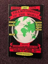 Stock car racing programme